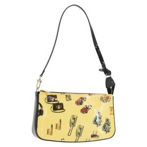 LOUIS VUITTON Vernis sticker Pochette Accessoires Pouch White M90928 Auth 159272